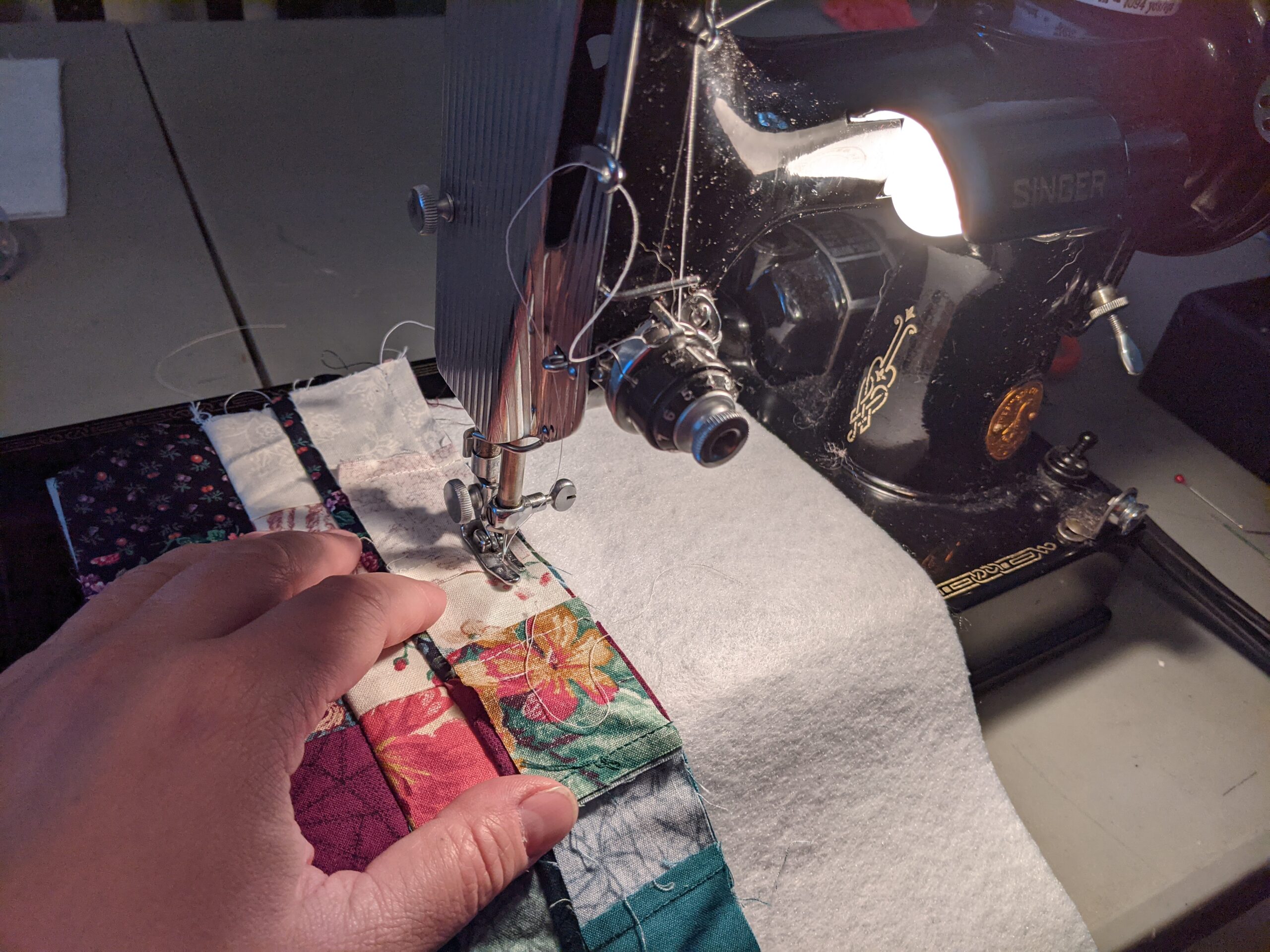 Featherweight Singer sewing machine