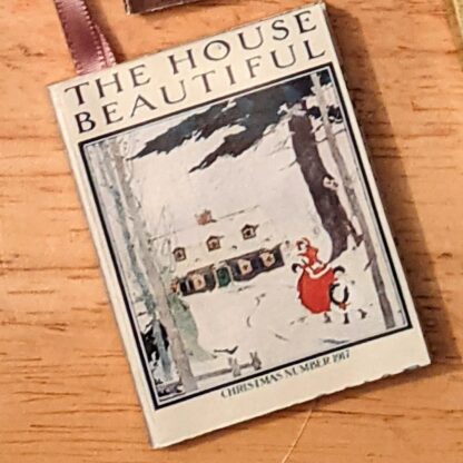 Ornaments: Vintage Book Covers Set of 4 Mini Books - Image 4