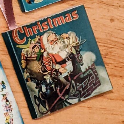 Ornaments: Santa Books Set of 4 Mini Books - Image 3