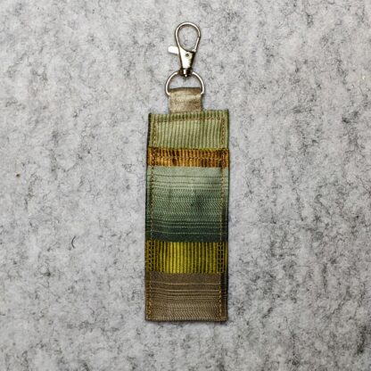 Key chain: lip balm holder